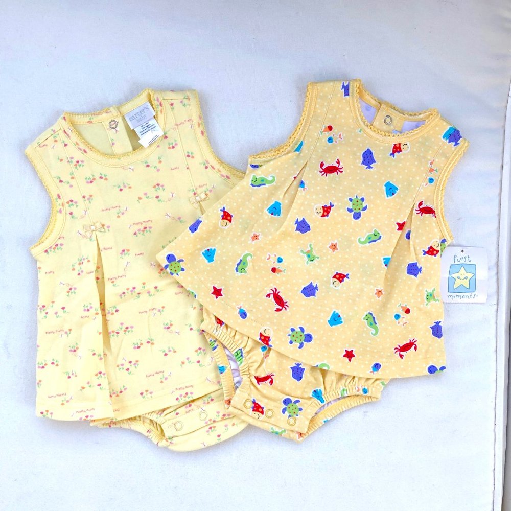 3/$25 Infant Romper Set: 0-3 mos.